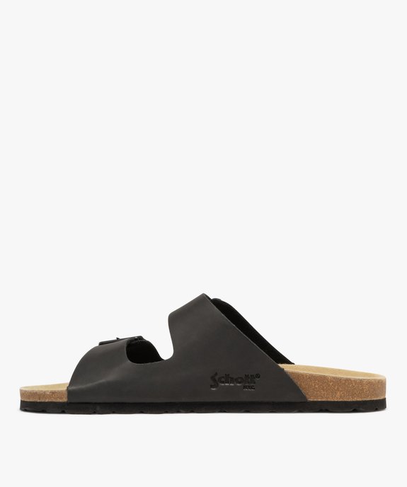 Sandales mules 2 brides homme - Schott vue4 - SCHOTT - GEMO
