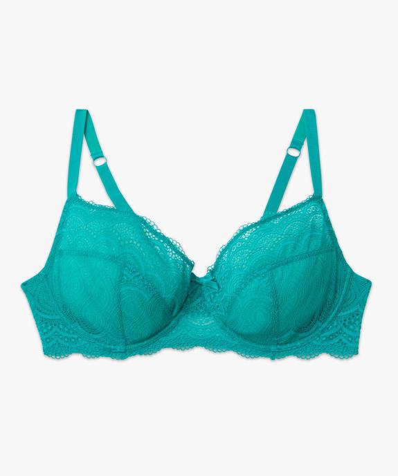 Soutien-gorge emboitant à armatures en dentelle grande taille vue4 - GEMO(HOMWR FEM) - GEMO