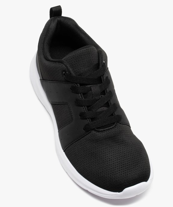 Baskets running en textile uni extralégères femme vue5 - GEMO (SPORTSWR) - GEMO