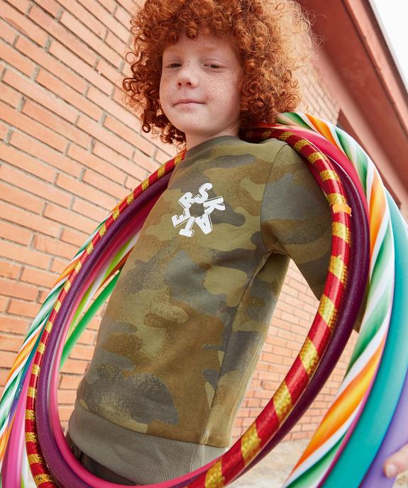 Sweat garçon en molleton doux à motif vue5 - GEMO (ENFANT) - GEMO