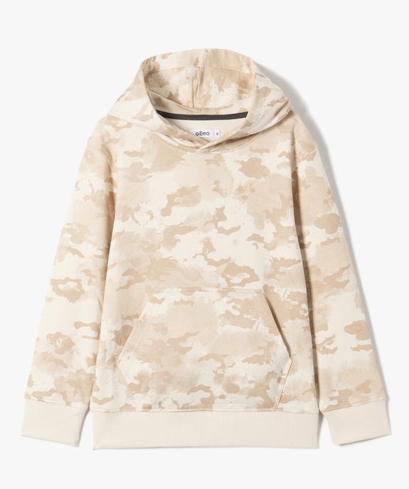 Sweat garçon à capuche imprimé camo vue2 - GEMO (ENFANT) - GEMO