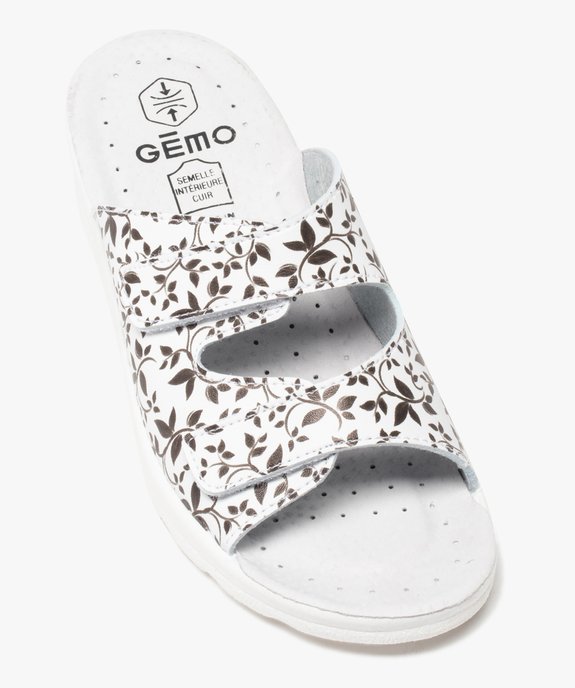 Mules femme confort à talon compensé vue5 - GEMO (CONFORT) - GEMO