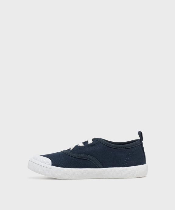 Tennis en toile à lacets élastiques garçon - 5 Miles vue3 - 5 MILES GEMO FOR GOOD - GEMO