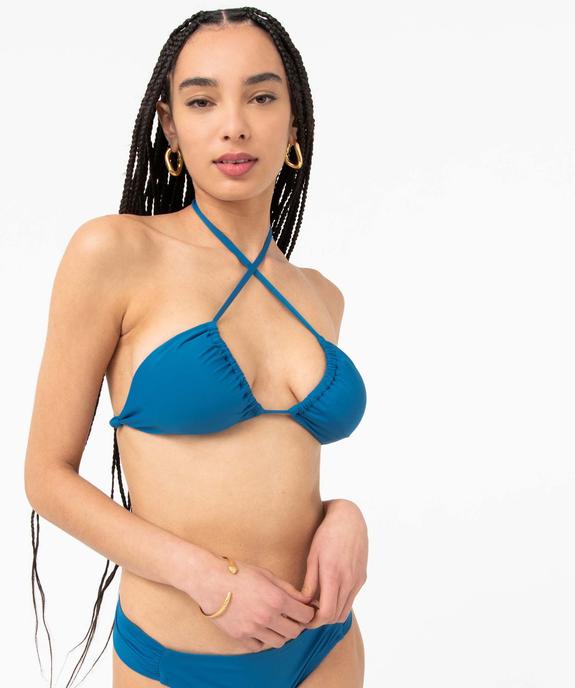Haut de maillot de bain femme forme triangle vue1 - GEMO 4G FEMME - GEMO