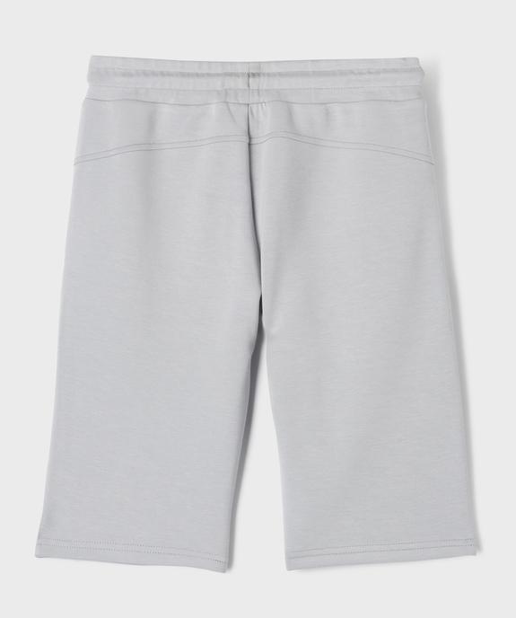 Bermuda de sport en maille extensible garçon vue3 - GEMO (JUNIOR) - GEMO