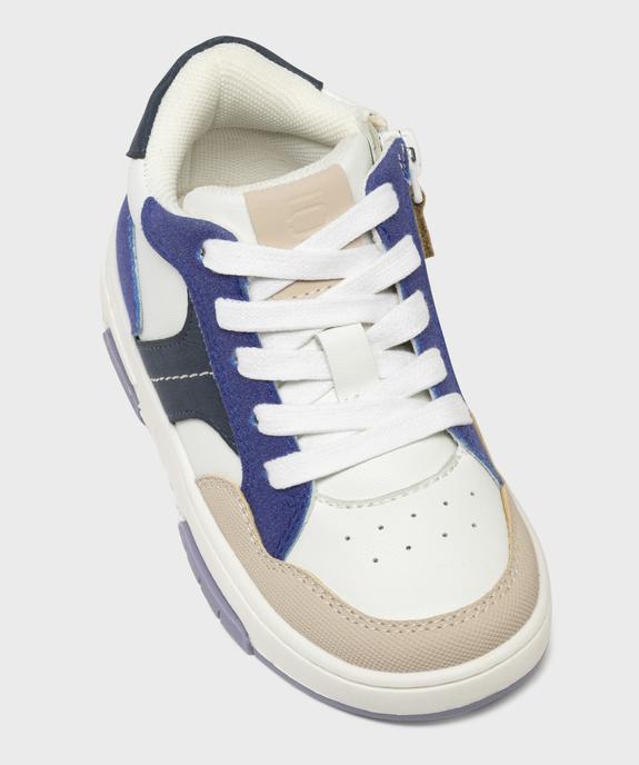 Baskets montantes à lacets et zip garçon  - 5 Miles vue5 - 5 MILES - GEMO