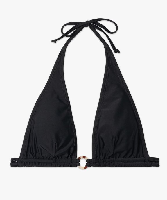 Haut de maillot de bain femme forme triangle vue4 - GEMO 4G FEMME - GEMO