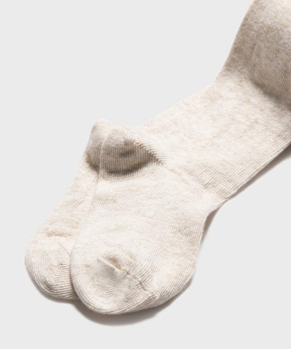 Collant chaud avec fil métallisé bébé fille vue2 - GEMO (ENFANT) - GEMO