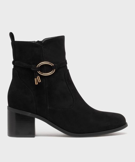 Bottines à talon avec bride fantaisie femme - Valentina Baldano vue1 - VALENTINA BALDANO GEMO FORGOOD - GEMO