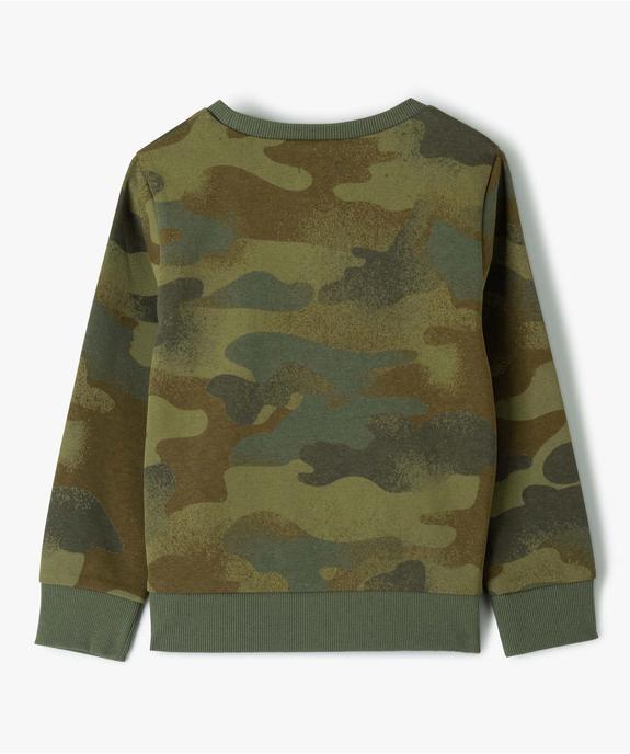 Sweat garçon en molleton doux à motif vue4 - GEMO (ENFANT) - GEMO