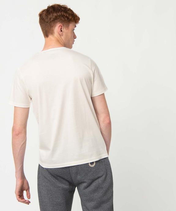 Tee-shirt homme avec inscription XXL – Camps United vue3 - CAMPS UNITED - GEMO