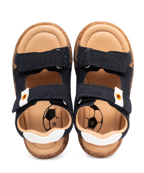 Sandales bébé garçon unies à scratch style sportswear vue2 - GEMO(BEBE DEBT) - GEMO