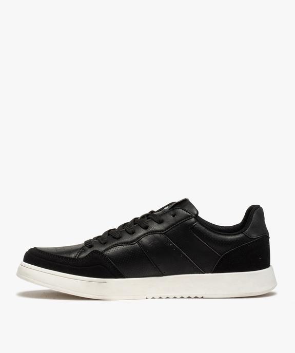 Baskets homme unies style skateshoes - Lotto vue3 - LOTTO - GEMO