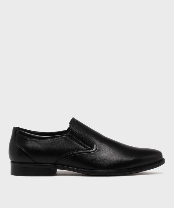Derbies slip-on en cuir imitation lisse homme - Mario Baldano vue1 - MARIO BALDANO - GEMO