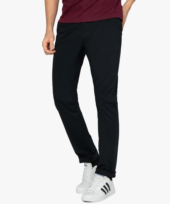 Pantalon homme chino coupe slim vue1 - GEMO (HOMME) - GEMO