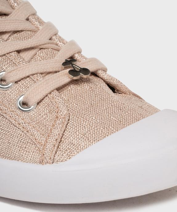 Tennis en toile pailletée à semelle fine femme - Le Temps des Cerises vue6 - SHOES BY LTDC - GEMO