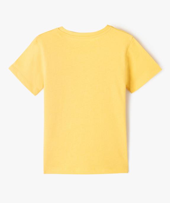 Tee-shirt à manches courtes avec motif animalier garçon vue3 - GEMO (ENFANT) - GEMO