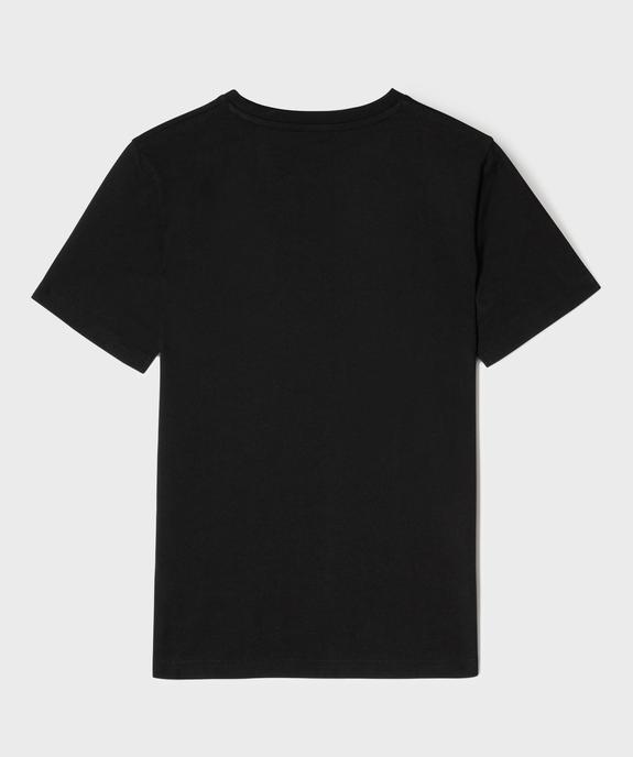 Tee-shirt manches courtes avec motif streetwear garçon vue3 - GEMO 4G GARCON - GEMO