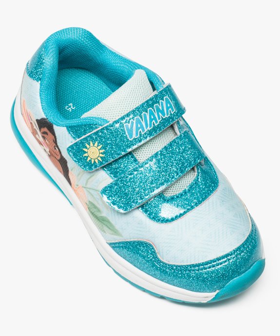 Baskets fille avec motif Vaiana et semelle lumineuse - Disney vue5 - VAIANA - GEMO