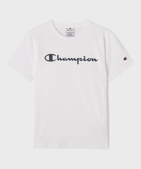 Tee-shirt manches courtes avec logo fille - Champion vue2 - CHAMPION USA - GEMO