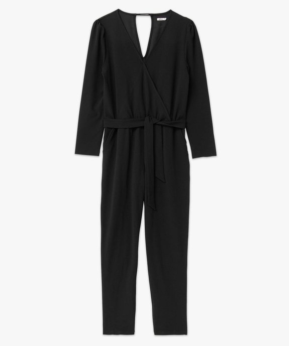 Combinaison pantalon femme avec haut cache-coeur vue4 - GEMO(FEMME PAP) - GEMO