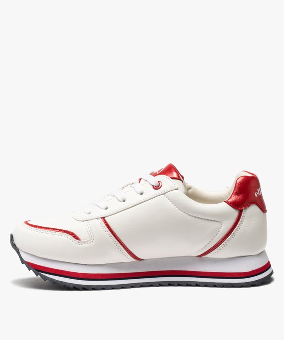 Baskets femme zippées à semelle épaisse - Ellesse vue3 - ELLESSE - GEMO