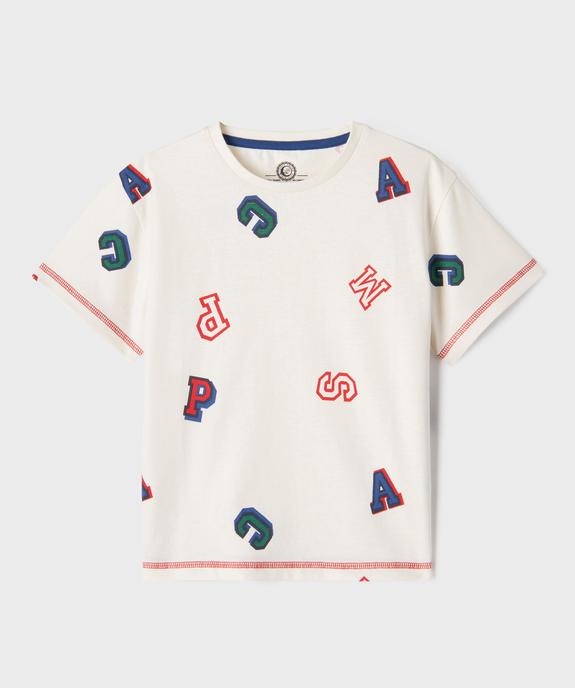 Tee-shirt manches courtes imprimé garçon - Camps United vue1 - CAMPS GEMO FOR GOOD - GEMO