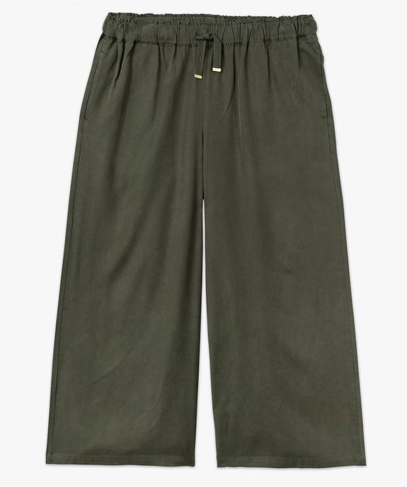 Pantalon en Lyocell femme grande taille - GEMO (G TAILLE) Pantalon en Lyocell femme grande taille vue4 - GEMO (G TAILLE) - GEMO