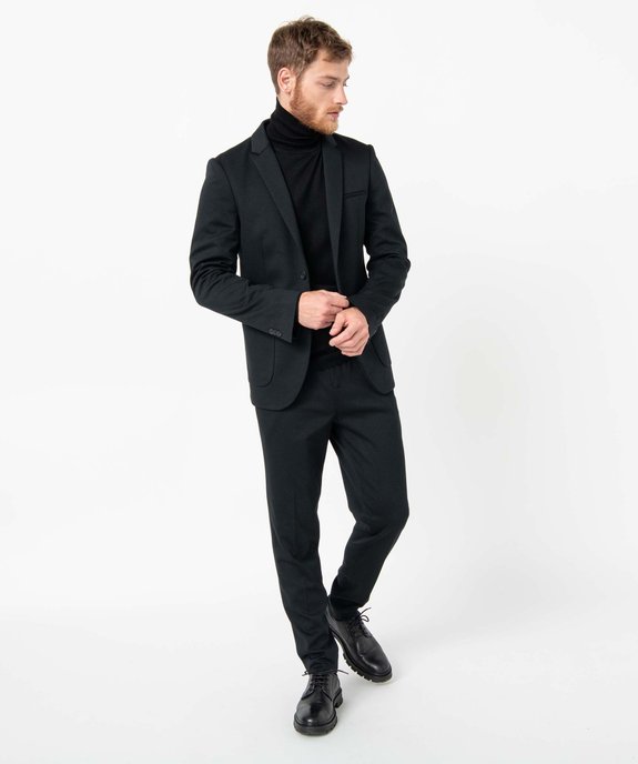 Pantalon homme en maille extensible vue5 - GEMO (HOMME) - GEMO
