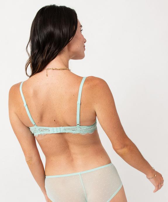Soutien-gorge à armatures forme corbeille en dentelle vue2 - GEMO(HOMWR FEM) - GEMO