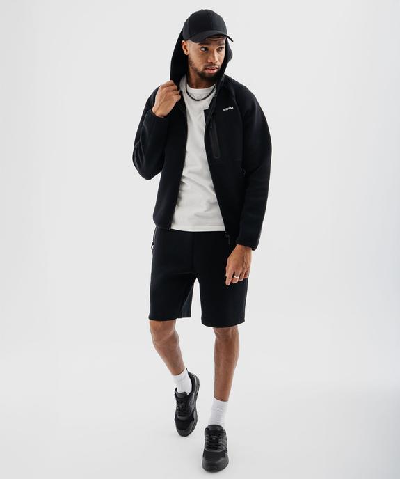 Sweat zippé à capuche spécial sport homme vue5 - GEMO (HOMME) - GEMO