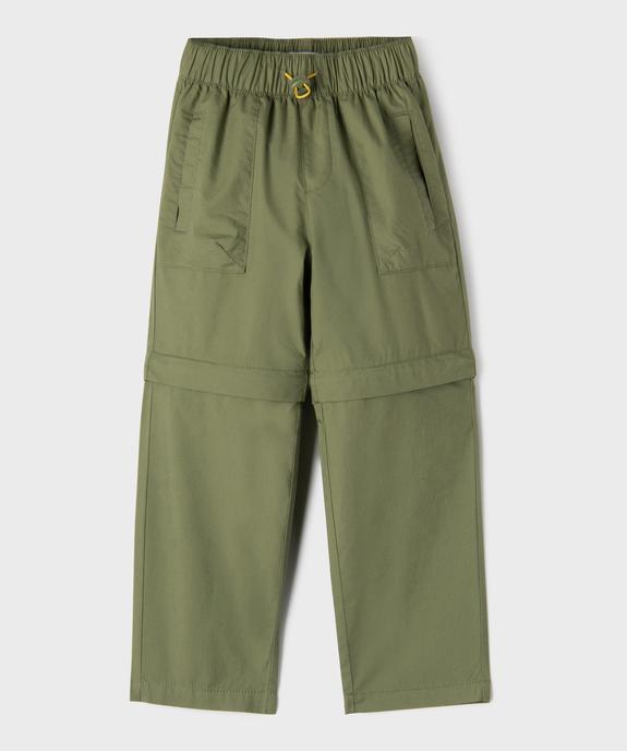 Pantalon transformable en short avec taille élastique garçon vue2 - GEMO 4G GARCON - GEMO