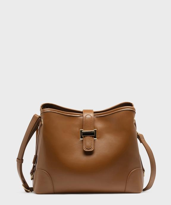 Sac besace multicompartiment à bandoulière amovible femme vue1 - GEMO (ACCESS) - GEMO