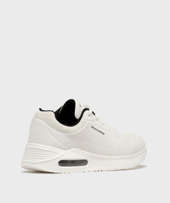 Baskets à lacets Solitair sur semelle à bulle homme - Skechers vue4 - SKECHERS - GEMO
