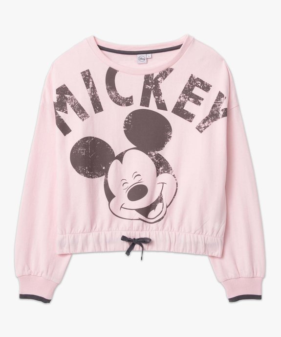 Sweat femme avec motif Mickey XXL - Disney vue4 - DISNEY - GEMO