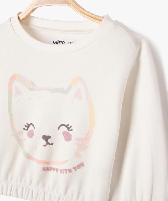 Ensemble 2 pièces sweat et legging bébé fille vue2 - GEMO 4G BEBE - GEMO