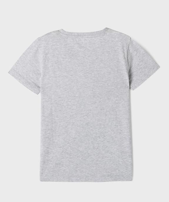 Tee-shirt manches courtes garçon vue3 - GEMO (ENFANT) - GEMO