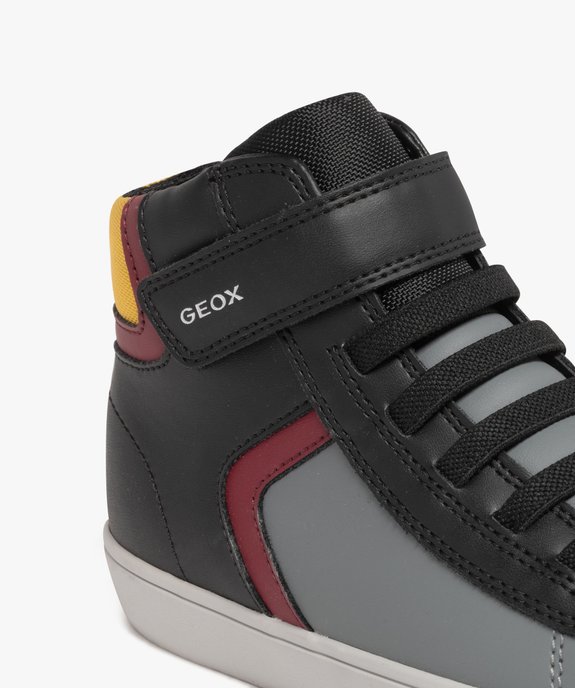 Baskets garçon montantes à scratch et à bout renforcé - Geox vue6 - GEOX - GEMO