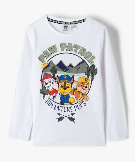 Tee-shirt garçon à manches longues imprimé - La Pat'Patrouille vue1 - PAT PATROUILLE - GEMO