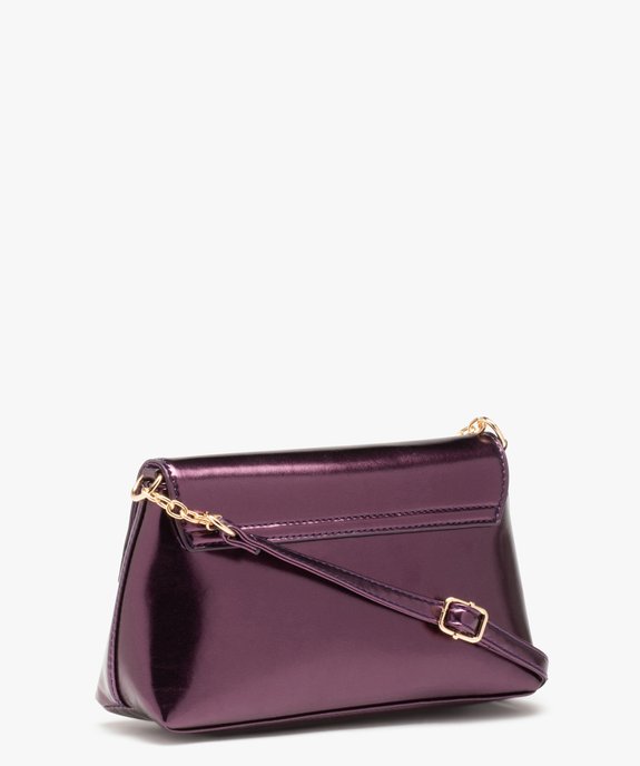 Sac à main femme format mini avec rabat vue3 - GEMO (ACCESS) - GEMO