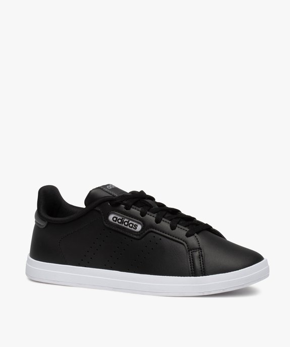Tennis femme unies à lacets – Adidas Courtpoint vue2 - ADIDAS - GEMO