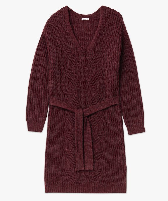 Robe pull en maille pailletée femme vue5 - GEMO(FEMME PAP) - GEMO