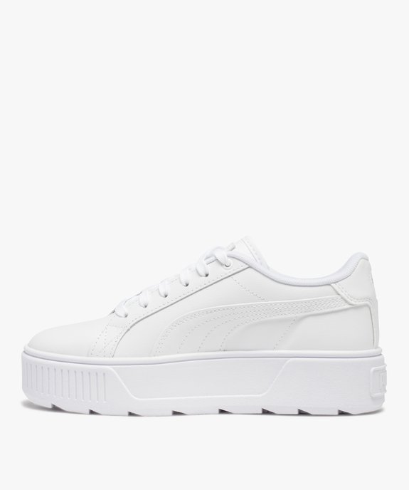 Baskets femme unies à semelle plateforme - Puma Karmen vue3 - PUMA - GEMO