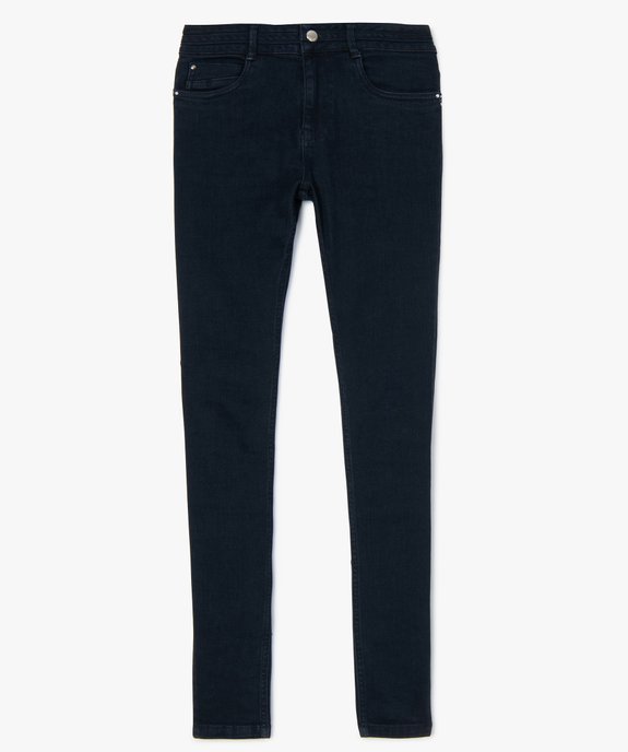 Jean femme coupe slim contenant du polyester recyclé vue4 - GEMO 4G FEMME - GEMO