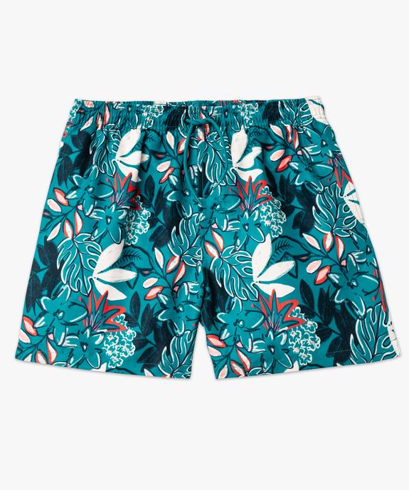 Short de bain imprimé tropical homme vue4 - GEMO 4G HOMME - GEMO