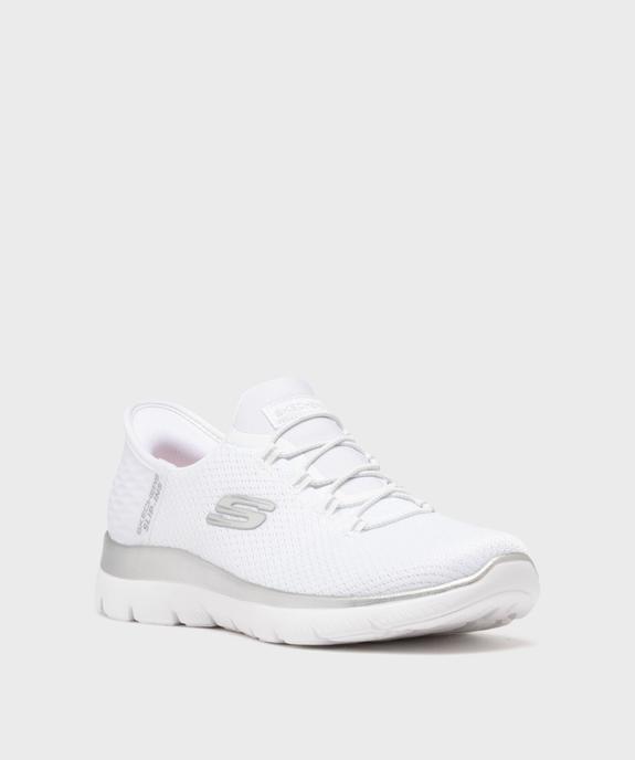 Baskets en mesh faciles à enfiler femme Slip ins Summits - Skechers vue2 - SKECHERS - GEMO
