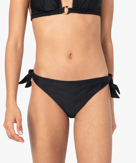 Bas de maillot de bain femme forme culotte vue1 - GEMO 4G FEMME - GEMO
