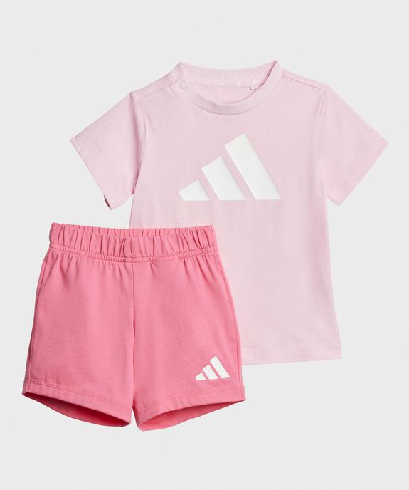 Ensemble de sport bébé fille tee-shirt et short - Adidas vue1 - ADIDAS - GEMO