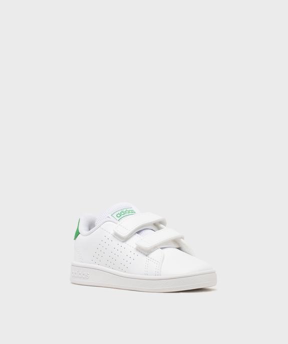 Baskets basses à scratch modèle Advantage bébé garçon - Adidas vue2 - ADIDAS - GEMO