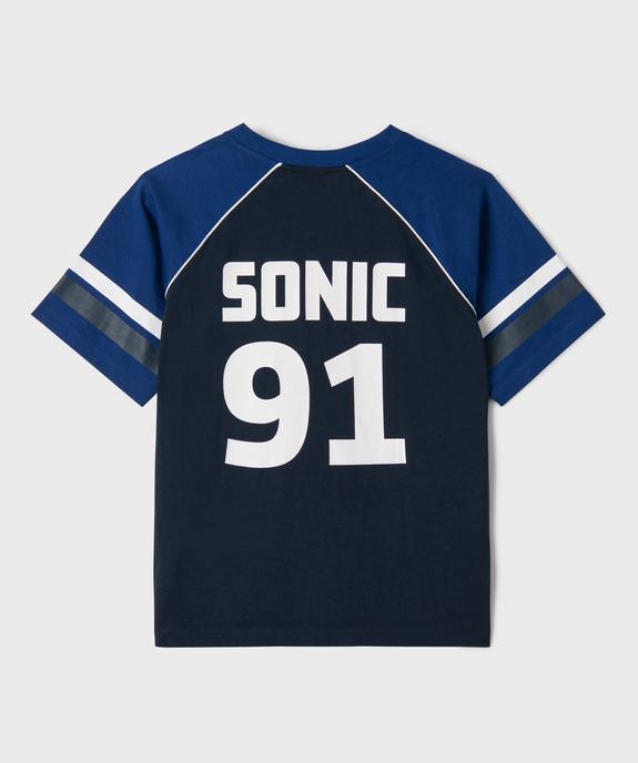 Tee-shirt de basket à manches courtes garçon - Sonic The Hedgehog vue3 - SONIC - GEMO